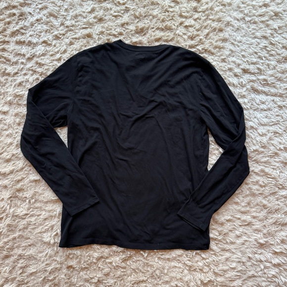 Old navy brand long sleeve black Henley men’s size large - Picture 3 of 3